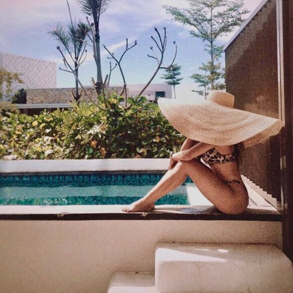 PANMILLI XXL WIDE BRIM STRAW HAT - Picture 15 of 15